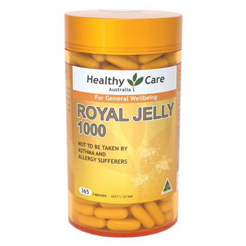 Sữa ong chúa Healthy Care Royal Jelly 1000 365 Viên