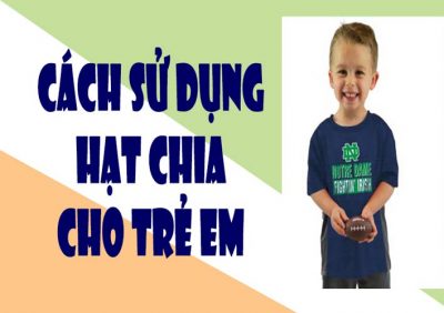 Cách sử dụng hạt chia cho trẻ em