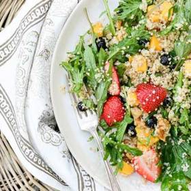 Chế biến hạt chia với rau