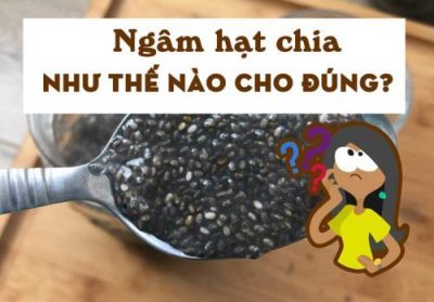 Ngâm hạt chia như thế nào