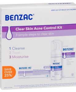 bộ sản phẩm trị mụn benzac