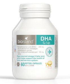 Thuốc bổ sung DHA cho bé [Bio Island DHA Kids] 60 viên