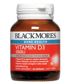 Thuốc Vitamin D3 Blackmores Vitamin D3 1000IU 60 Viên của Úc