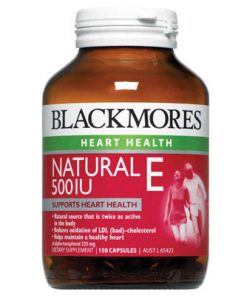 Viên uống bổ sung vitamin E tự nhiên Blackmores 500IU