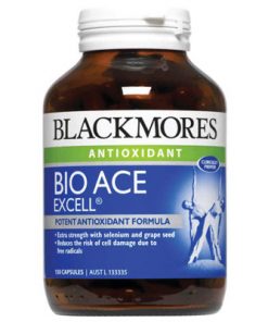 Bổ sung chất chống oxy hóa mạnh mẽ Blackmores Bio Ace Excell 150 Viên