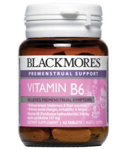 Giảm triệu chứng tiền kinh nguyệt [Blackmores PMS Support Vitamin B6}