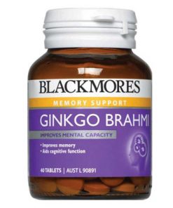 Hoạt huyết dưỡng não Blackmores Ginkgo Brahmi 40 viên của Úc