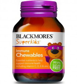 Kẹo nhai tăng cường hệ miễn dịch cho trẻ em Blackmores Superkids Immune 60 Viên