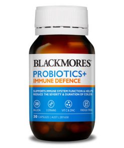 Men vi sinh tăng hệ miễn dịch Blackmores Probiotics+ Immunity 30 Viên của Ú