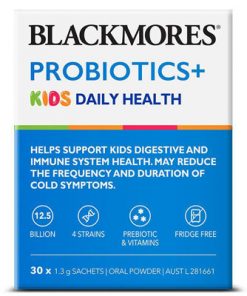 Thuốc bổ sung Probiotic Blackmores Probiotics+ Kids Daily 30 x 1.3g Oral Powder Sachets