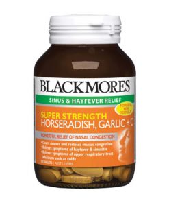 Thuốc điều trị cảm lạnh Blackmores Super Strength Horseradish Garlic + C 90 Viên