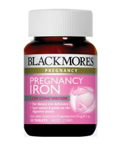 Thuốc sắt cho bà bầu Blackmores Pregnancy Iron 30 Viên