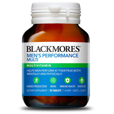 Thuốc tăng cường sinh lực đàn ông Blackmores Men's Performance Multi