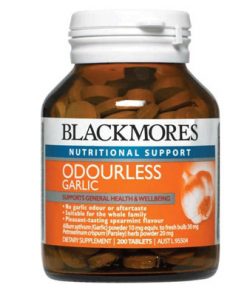 Thuốc trị cảm cúm bằng tỏi Blackmores Garlic Odourless 200 Viên
