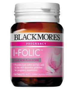 Viên Bổ Sung I-ốt và Axit Folic Blackmores I-Folic 150 Viên