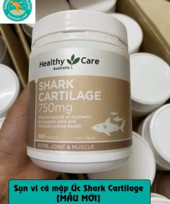 Sụn vi cá mập Healthy Care Shark Cartilage 750mg 200 viên MẪU MỚI