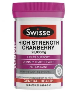 Swisse Ultiboost Tăng Cường độ Cranberry 25,000mg 30 viên nang