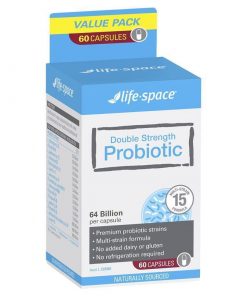 Men vi sinh 64 tỉ lợi khuẩn Life Space Double Strength Probiotic 60 viên