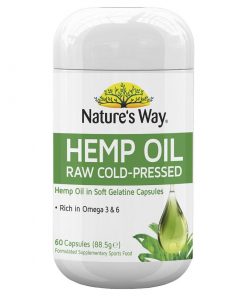 Nature's Way Hemp Oil Pure 1000mg 60 Capsules