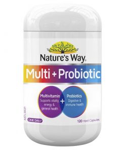 Nature's Way Multi + Probiotic 120 Capsules