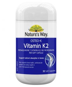 Nature's Way Osteo-K Vitamin K2 180mcg 30 Soft Capsules