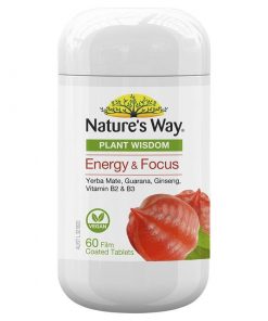Nature's Way Plant Wisdom Energy & Focus 60 Tablets