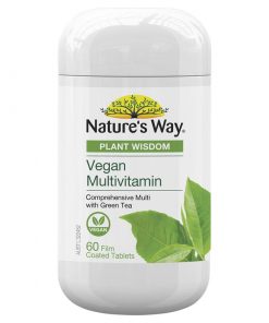Nature's Way Plant Wisdom Vegan Multivitamin 60 Tablets