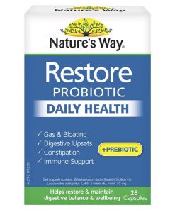 Nature's Way Restore Daily Probiotic 28 Capsules