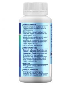 Viên nhai Calcium & Vitamin D3 Ostelin 90 viên