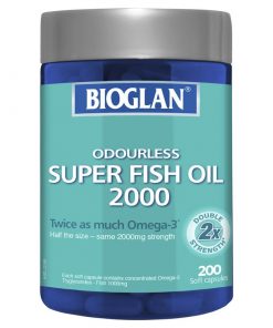 Viên uống siêu dầu cá Bioglan Super Fish Oil 2000mg 200 viên