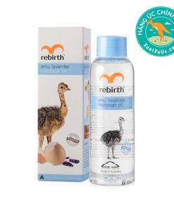 Dầu massage đà điểu Rebirth Emu Lavender Massage Oil 125ml