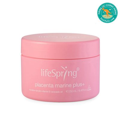Kem-dưỡng-da-chiết-xuất-nhau-thai-cừu-LifeSpring-Placenta-Marine-Plus+-Cream-250mL