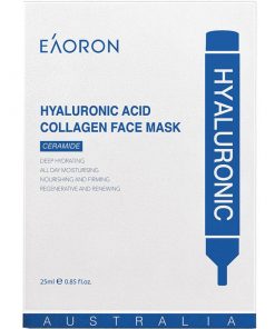Mặt nạ trắng da Eaoron Hyaluronic Acid Collagen Hydrating Face Mask 25ml 5 miếng