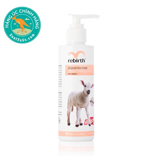 Sữa dưỡng thể Rebirth Placenta Rose Moisturising Cream 200ml