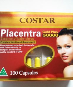 Viên uống nhau thai cừu Costar Placentra Essence of baby sheep Gold Plus 50000 x 100 viên