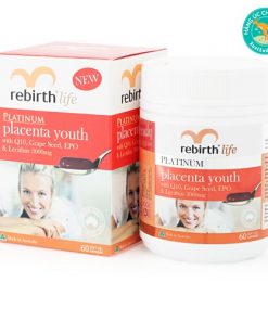 Viên uống nhau thai cừu Rebirth Platinum Placenta Youth 3000mg 60 viên