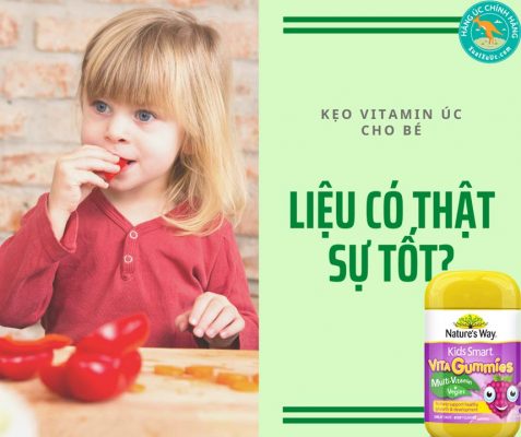 Kẹo vitamin Úc cho bé