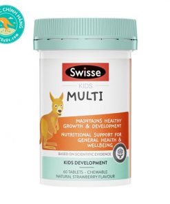 Kẹo nhai Vitamin tổng hợp Úc cho bé Swisse Kids Multi 60 viên