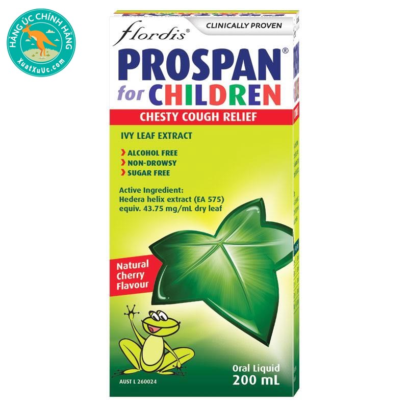 Thuốc ho Prosban Úc cho trẻ em 200ml
