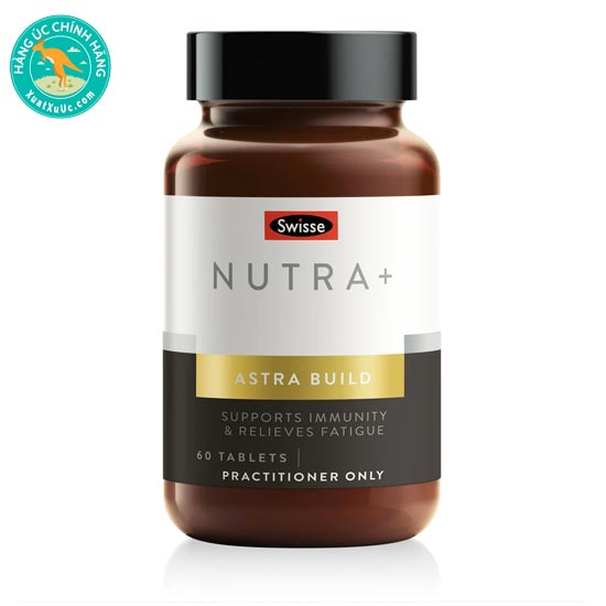 Thuốc tăng cường miễn dịch & năng lượng Swisse Nutra + Astra Build 60 viên