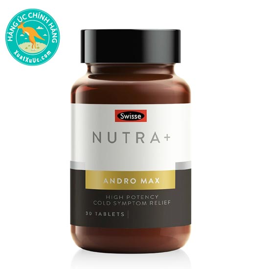Thuốc trị cảm cúm Swisse Nutra + Andro Max 30 viên
