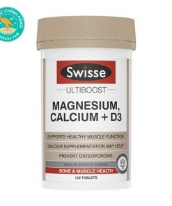 Thuốc bổ xương Swisse Ultiboost Magnesium, Calcium + D3 120 viên