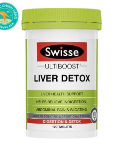 Thuốc giải độc gan Úc Swisse Ultiboost Liver Detox 120 viên