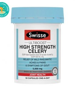 Thuốc điều trị Gout Swisse Ultiboost High Strength Celery 5000mg 50 viên