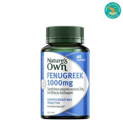 Viên-Uống-Lợi-Sữa-Nature’s-Own-FenuGreek-1000mg-60-viên
