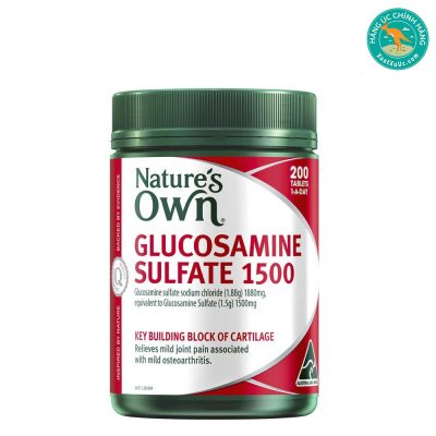 Viên-uống-bổ-sụn-khớp-Nature’s-Own-Glucosamine-Sulfate-1500mg-200-viên