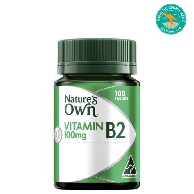 Viên-uống-bổ-sung-vitamin-B2-Nature's-Own-Vitamin-B2-100mg-100-viên