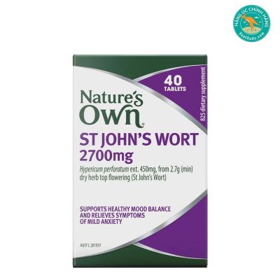 Viên-uống-giảm-căng-thẳng-Nature’s-Own-St-Johns-Wort-2700mg-40-viên-nén