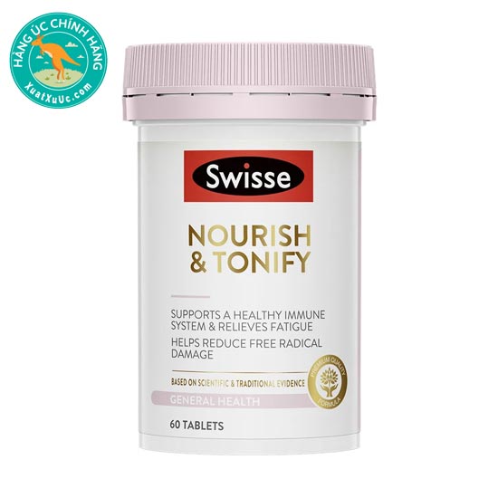 Viên uống tăng cường sức khỏe nữ giới Swisse Nourish & Tonify 60 viên