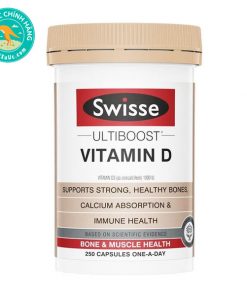 Viên uống bổ sung Vitamin D Swisse Ultiboost 250 viên